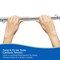 Kenney Mfg Twist & Fit No Tools Tension Shower Curtain Rod, 42-72in, Brushed Nickel KN609C/18HUS - alternate 9